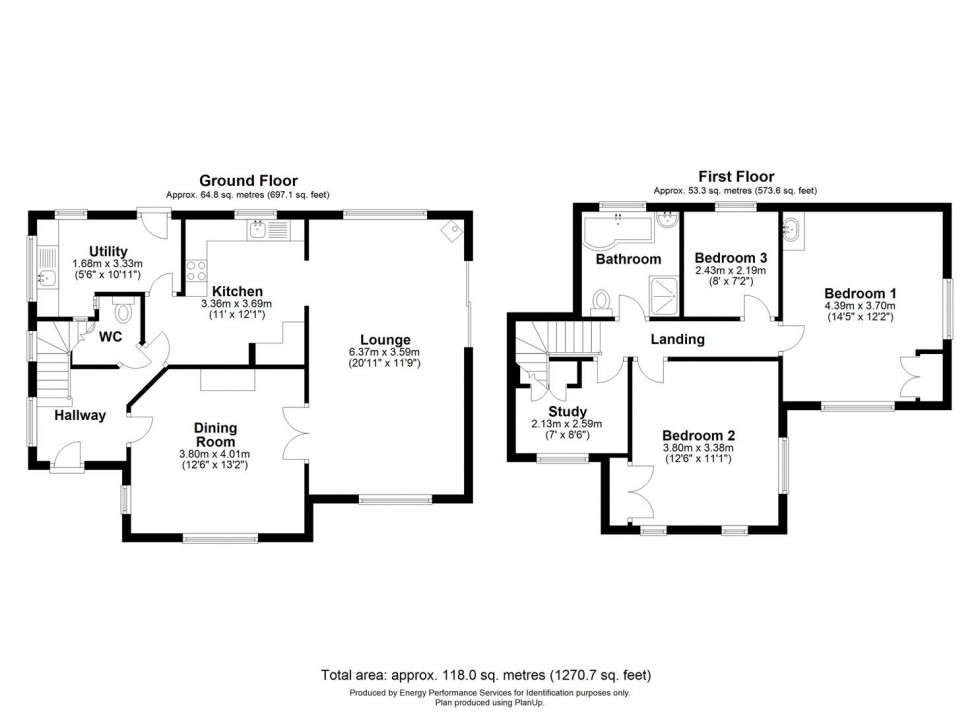 Floorplan for CHULMLEIGH