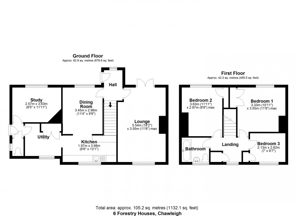 Floorplan for EGGESFORD