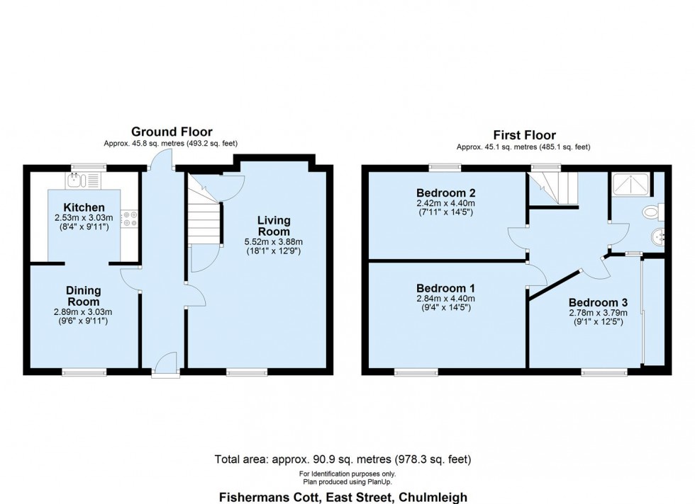 Floorplan for CHULMLEIGH